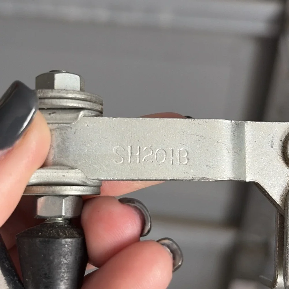 Lot of 3 Industrial Parts Toggle Clamp Air Blow Gun Quick Connect Coupler Untest